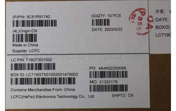 Lenovo 5C51R91742 CARDPOP PCBA IO/B NSG722 ME632 FP