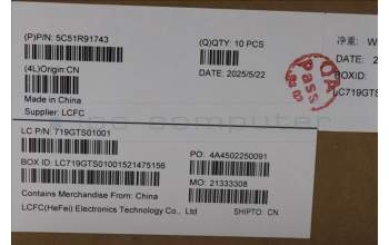 Lenovo 5C51R91743 CARDPOP PCBA IO/B NSG722 ME632 NFP