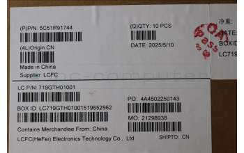 Lenovo 5C51R91744 FRU PCBA IO/B NSG721 ME472 FP