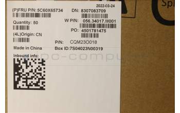 Lenovo 5C60X65734 CARDREADER FRU CARDREADER Smart card