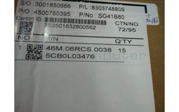 Lenovo 5CB0L03476 COVER UpperCaseW 80RU BK BLNJBL W/KB SW