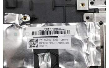 Lenovo 5CB0L78363 COVER UpperCase W 80TL W/KB/TP/Cable FR