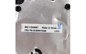 Lenovo 5CB0M72599 COVER UpperCaseASML80TR BLK TEX US KB