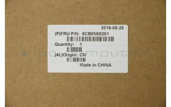Lenovo 5CB0N00261 COVER Upper Case L 80WK W/KB ND BL