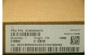 Lenovo 5CB0N00410 LCD-Abdeckung 3N 80XE, silber, WLAN SD