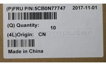 Lenovo 5CB0N77747 COVER Hinge Cover C 80Y9 Mineral Grey