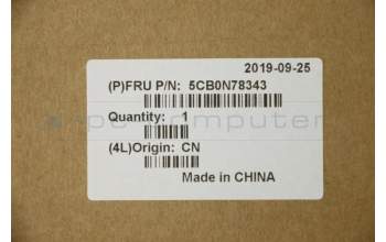Lenovo 5CB0N78343 COVER UpperCaseC80X4 MGR W/KB NFP NBL US
