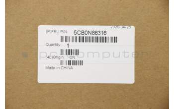 Lenovo 5CB0N86316 COVER UPPERCASEASML80XLIG IMR UK KB