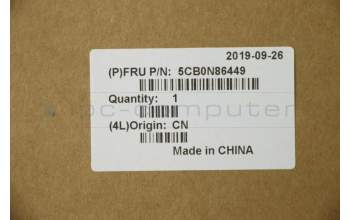 Lenovo 5CB0N86449 COVER UPPERCASEASML80XLIG IMR USINT KB