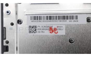 Lenovo 5CB0Q60048 COVER UpperCase W 81AX IG W/KB NBL SA