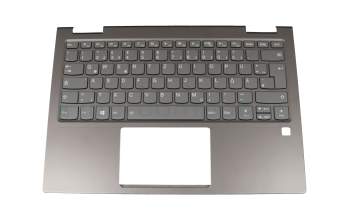 5CB0Q95892 original Lenovo keyboard incl. topcase DE (german) anthracite/anthracite with backlight