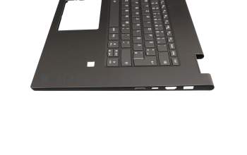 5CB0Q96440 original Lenovo keyboard incl. topcase DE (german) grey/grey with backlight