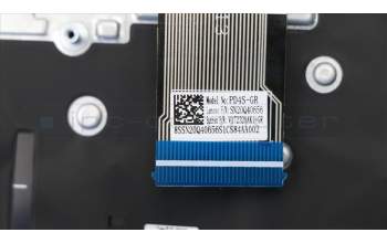 Lenovo 5CB0R08905 C-Cover with keyboard, German, Platinum, Non-Backlight, Fingerprint, UK