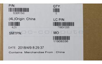 Lenovo 5CB0R11543 COVER Hinge Cover L 81EU COP