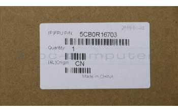Lenovo 5CB0R16703 COVER UpCaseASM W/KB L81DC PG ENG