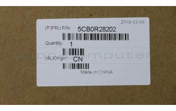 Lenovo 5CB0R28202 COVER UpperCase W81HL NFP IG NBL W/KB SA
