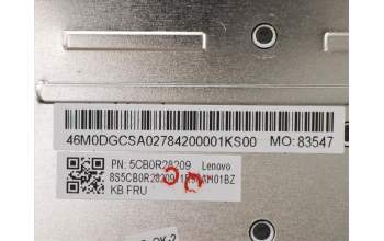 Lenovo 5CB0R28209 COVER UpperCase W81HL NFP IG NBL W/KBUSI