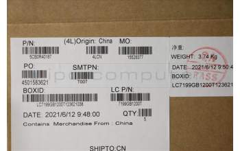 Lenovo 5CB0R40187 COVER UpperCase L 81FV W/KB WH BL BU