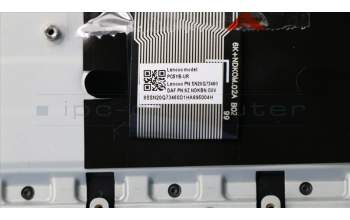 Lenovo 5CB0R40189 COVER UpperCase L 81FV W/KB WH BL UKR
