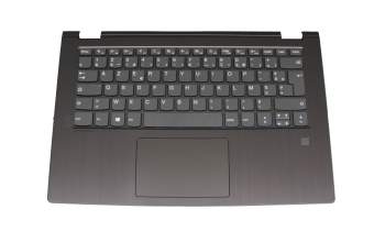 5CB0R47222 original Lenovo keyboard incl. topcase FR (french) grey/grey