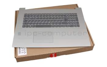 5CB0R48073 original Lenovo keyboard incl. topcase DE (german) grey/silver