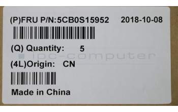 Lenovo 5CB0S15952 COVER Hinge Cover C 81J7 Black