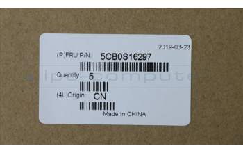 Lenovo 5CB0S16297 COVER Upper Case C81J7CO FP w/BLKB NORDI