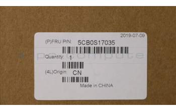 Lenovo 5CB0S17035 COVER Upper Case ASM_US L81MUBKTEXD