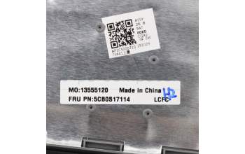 Lenovo 5CB0S17114 C-Cover with keyboard,Nordic,Grey,Non_Backlight