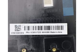 Lenovo 5CB0S17233 COVER UpperCase C81NDGRY FP W/BLKB NORDI