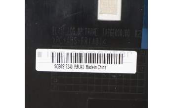 Lenovo 5CB0S17240 COVER UpperCase C81NDGRY FP W/BLKB SLVN