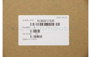 Lenovo 5CB0S17335 COVER Upper case C81N6 PLBLK FPBL NORDI