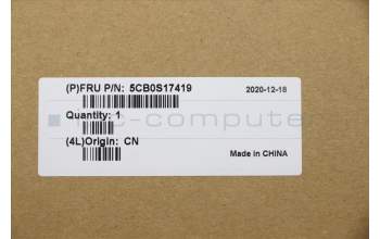 Lenovo 5CB0S17419 COVER Upper case C81N6 PLBLK NFPNBL AR-E
