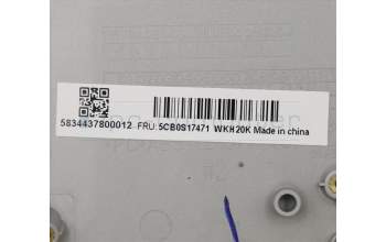 Lenovo 5CB0S17471 COVER Upper case C81N6 PLGRY FPBL CZ-SK