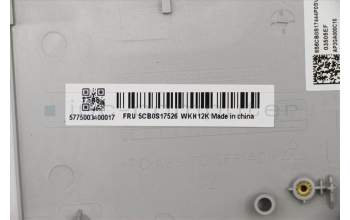 Lenovo 5CB0S17526 COVER Upper case C81N6 PLGRY FPNBL FRE