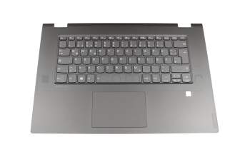 5CB0S17595 original Lenovo keyboard incl. topcase DE (german) grey/grey with backlight