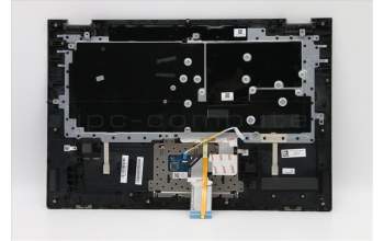 Lenovo 5CB0S17606 C-Abdeckung mit Tastatur, USA – Englisch, Schwarz, Hintergrundbeleuchtung, Fingerabdruck