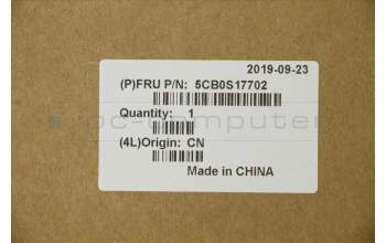 Lenovo 5CB0S17702 COVER UpperCase C81N5GRY FPBLKB US