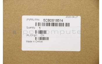 Lenovo 5CB0S18514 C-Abdeckung mit Tastatur, Belgisch, Onyxschwarz, Hintergrundbeleuchtung, GB