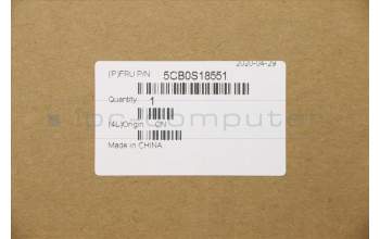 Lenovo 5CB0S18551 COVER Upper Case C81N7 PG BLKB_CZ-SK