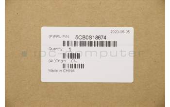 Lenovo 5CB0S18674 COVER Upper case C81N8 GRY NBLKB_PORT
