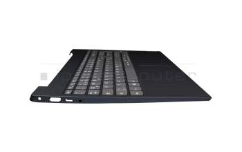 5CB0S18710 original Lenovo keyboard incl. topcase DE (german) grey/blue