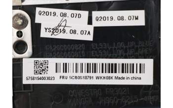 Lenovo 5CB0S18791 COVER Upper case C81N8 BLU BLKB_RUS