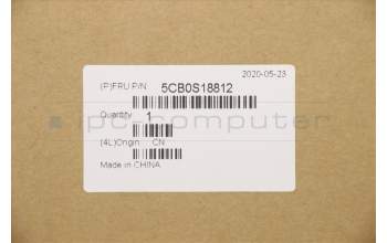 Lenovo 5CB0S18812 C-Abdeckung mit Tastatur, Bulgarisch, Blau, Hintergrundbeleuchtung