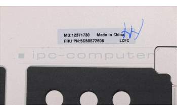 Lenovo 5CB0S72606 COVER LCD Cover L 81C4 MC