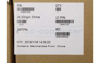 Lenovo 5CB0S72629 COVER Upper Case ASM_SW L 81C4 IG