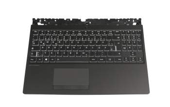 5CB0S91801 original Lenovo keyboard incl. topcase DE (german) black/black with backlight