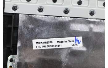 Lenovo 5CB0S91811 COVER Upper Case L 81LB WH W/KB BL AR-E