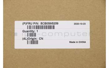 Lenovo 5CB0S95259 COVER Upper Case C81MH(UK)NBL_GER