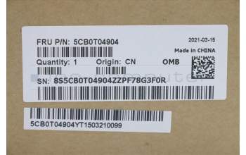 Lenovo 5CB0T04904 COVER Upper Case C 81JS PTN W/KB SW